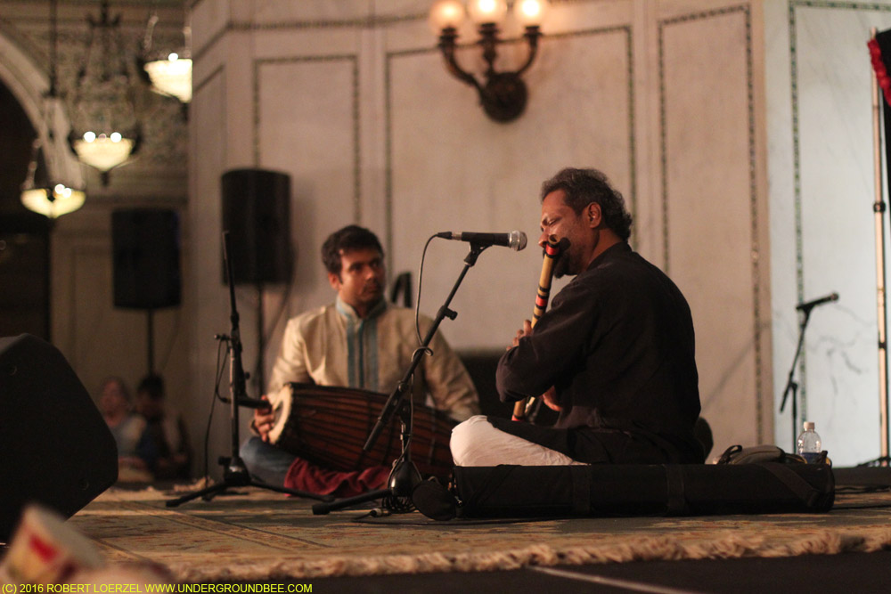 GS Rajan (flute) with M.S. Sukhi (mridangam)